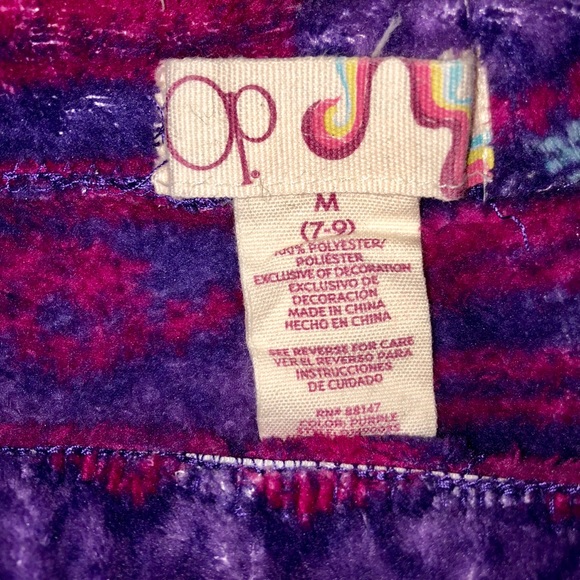 OP Cozy Fuzzy Lounge PJ Shorts | Set of 2 Sz 7-9 - Picture 7 of 7